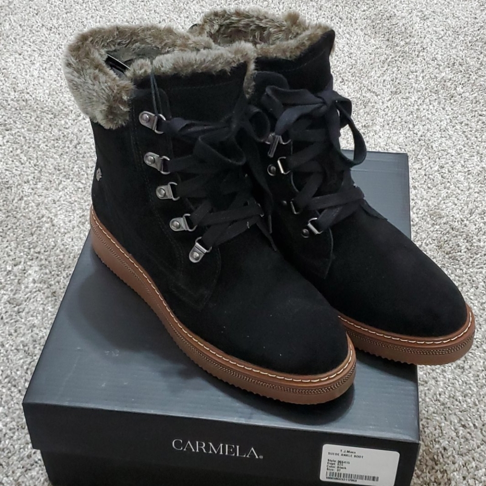 Carmela Suede Ankle Boot
